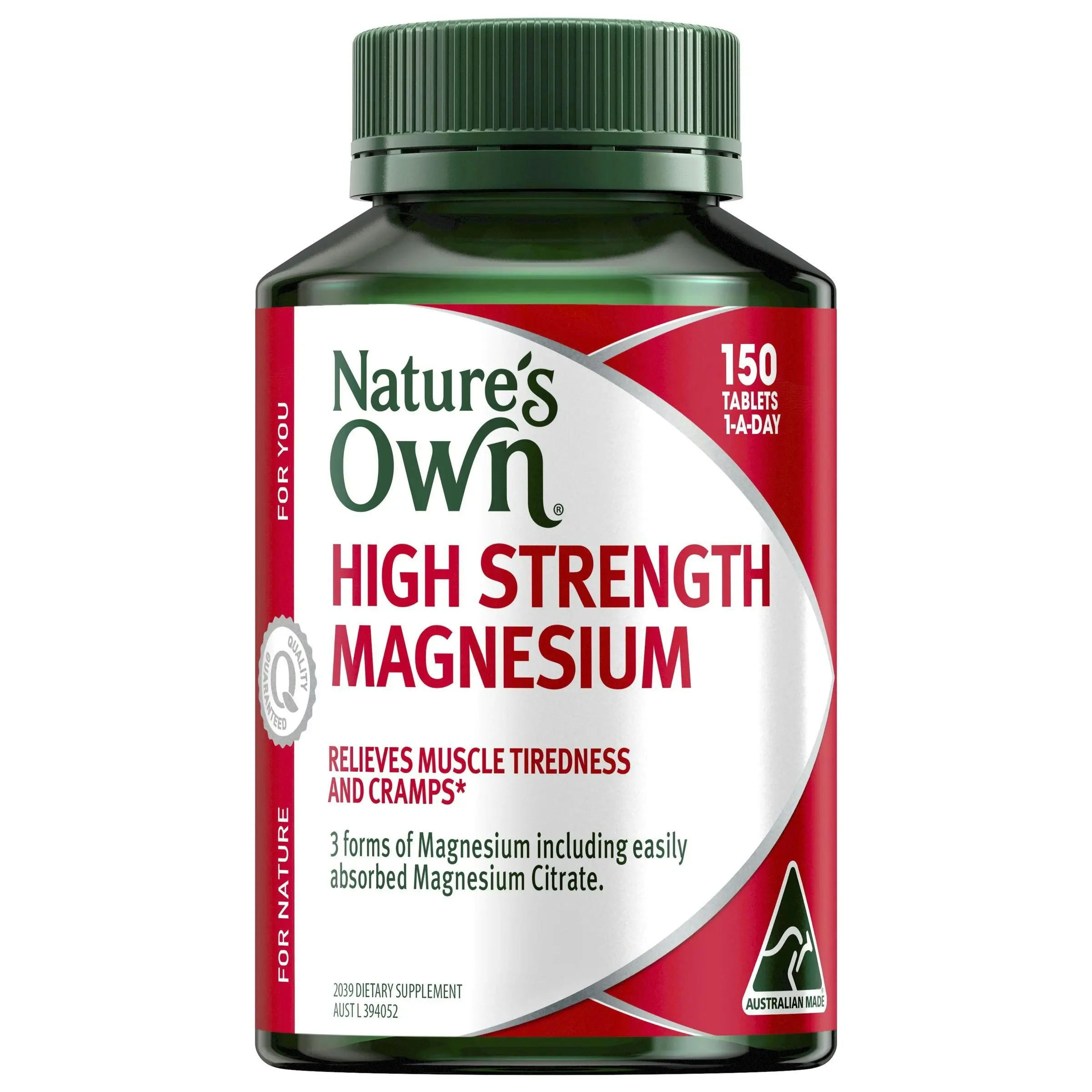 Nature's Own High Strength Magnesium 150 Tablets