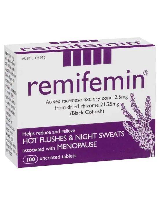 Remifemin Menopause Symptoms Relief 100 Tablets