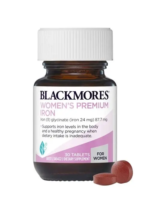 Blackmores Women's Premium Iron 30 Tablets