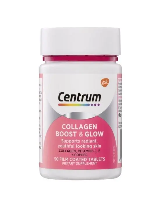 Centrum Collagen Boost & Glow 50 Tablets