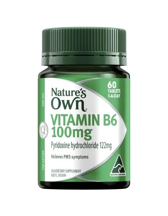 Nature's Own Vitamin B6 100mg 60 Tablets