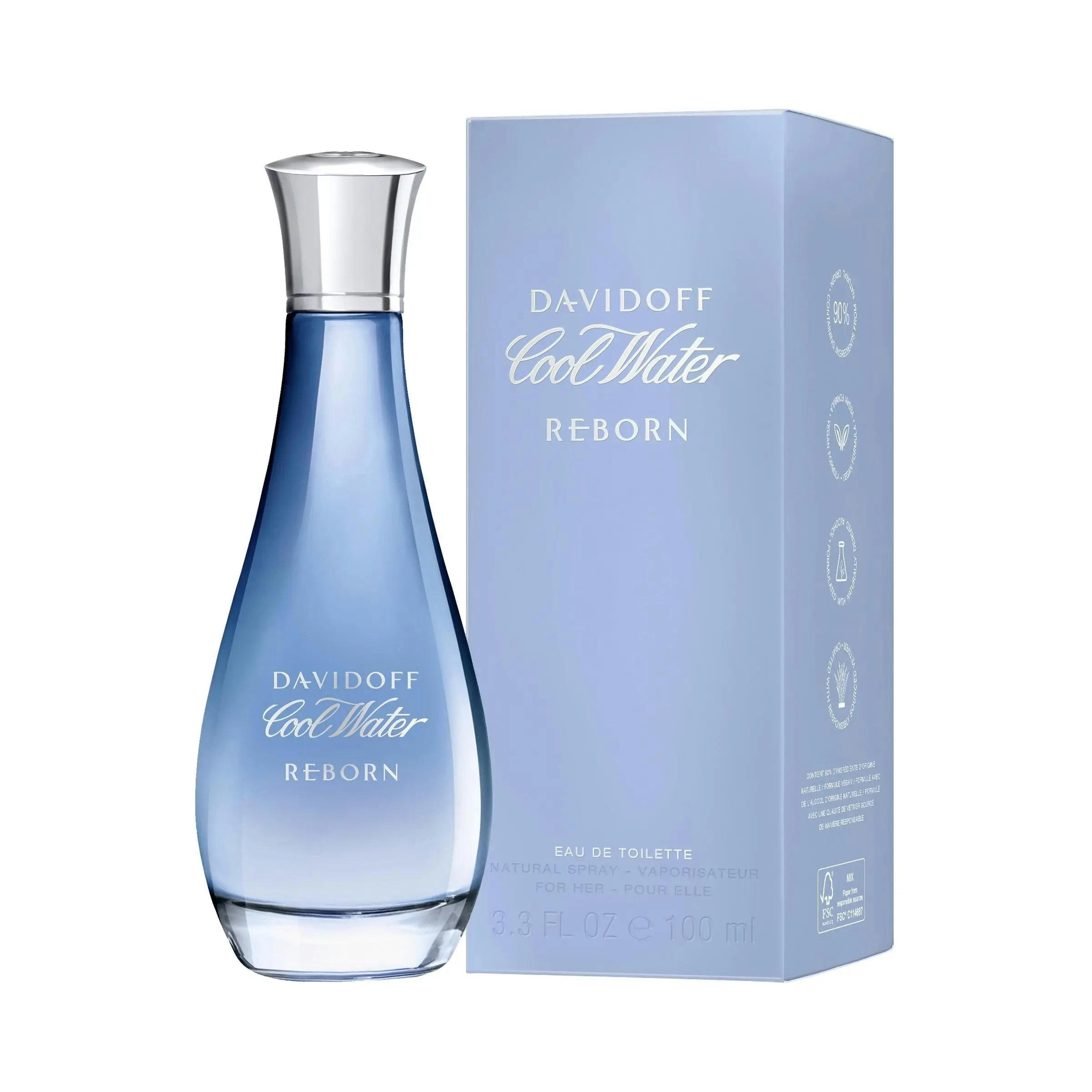 Davidoff Cool Water Reborn For Women Eau De Toilette 100ml