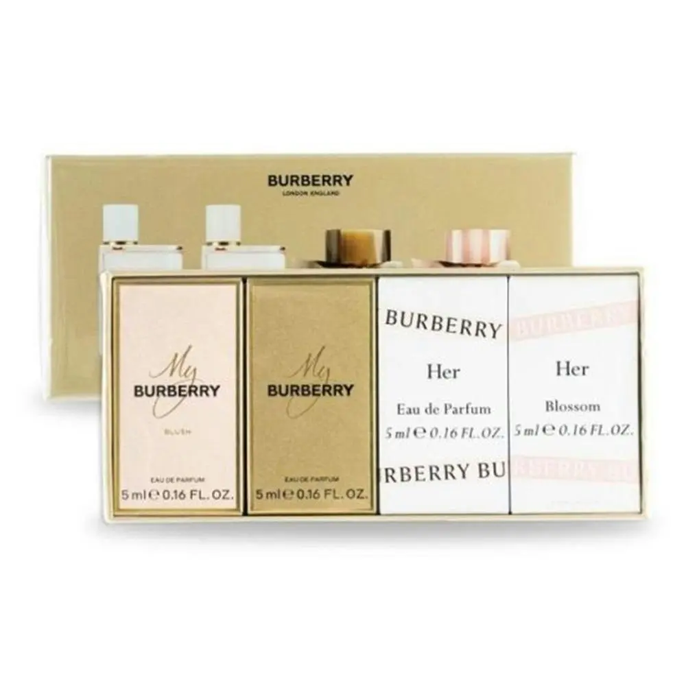 Burberry Ladies Miniature Eau de Parfum 4 Piece Gift Set