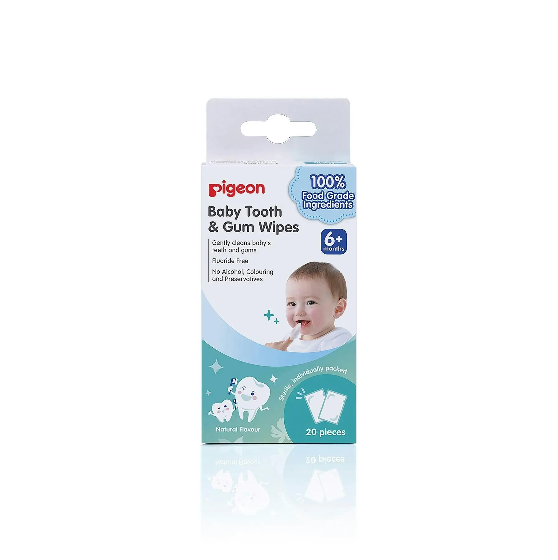 PIGEON Baby Tooth & Gum Wipes 20 Pack