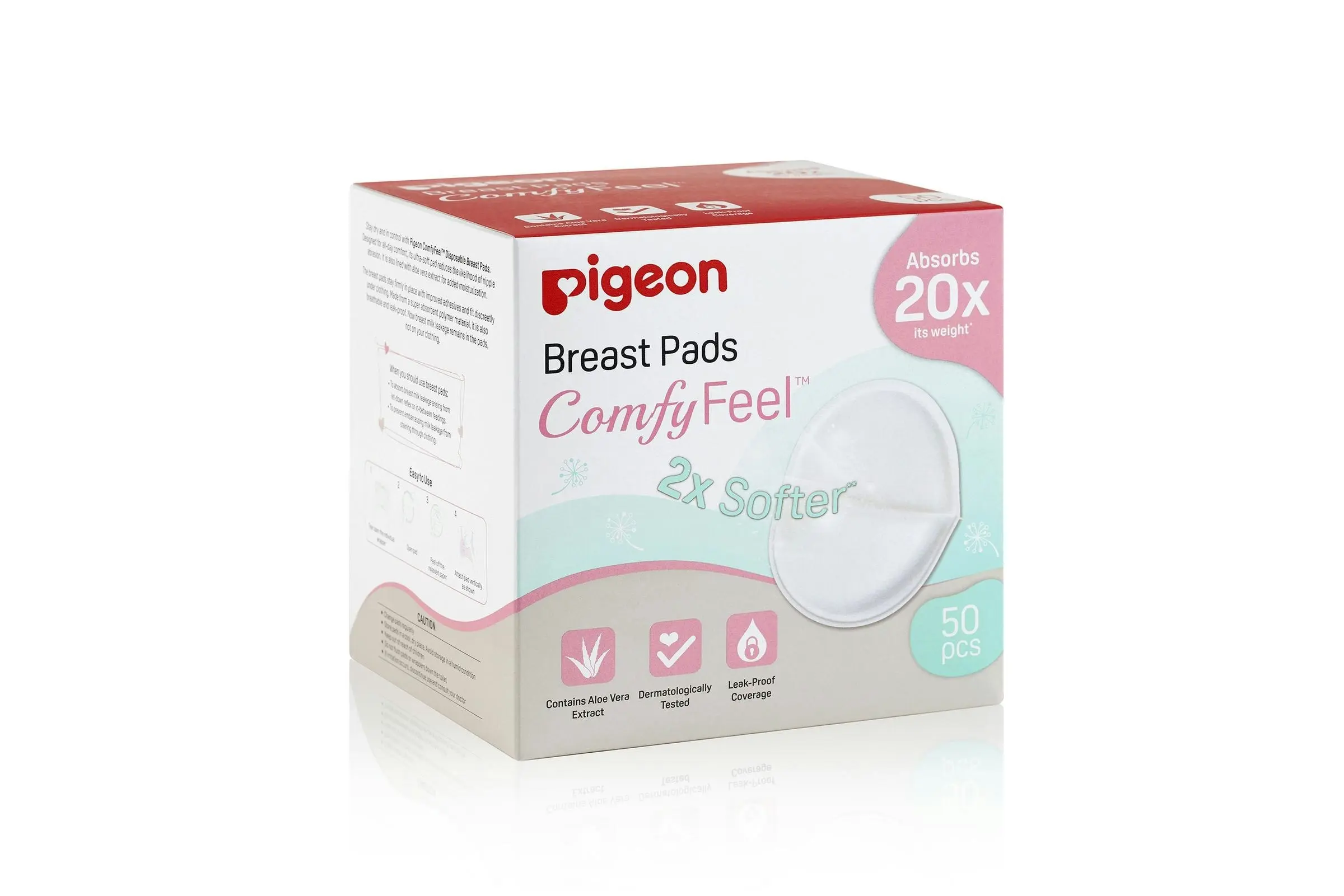 PIGEON Comfy Feel Breast Pads 50 Pieces