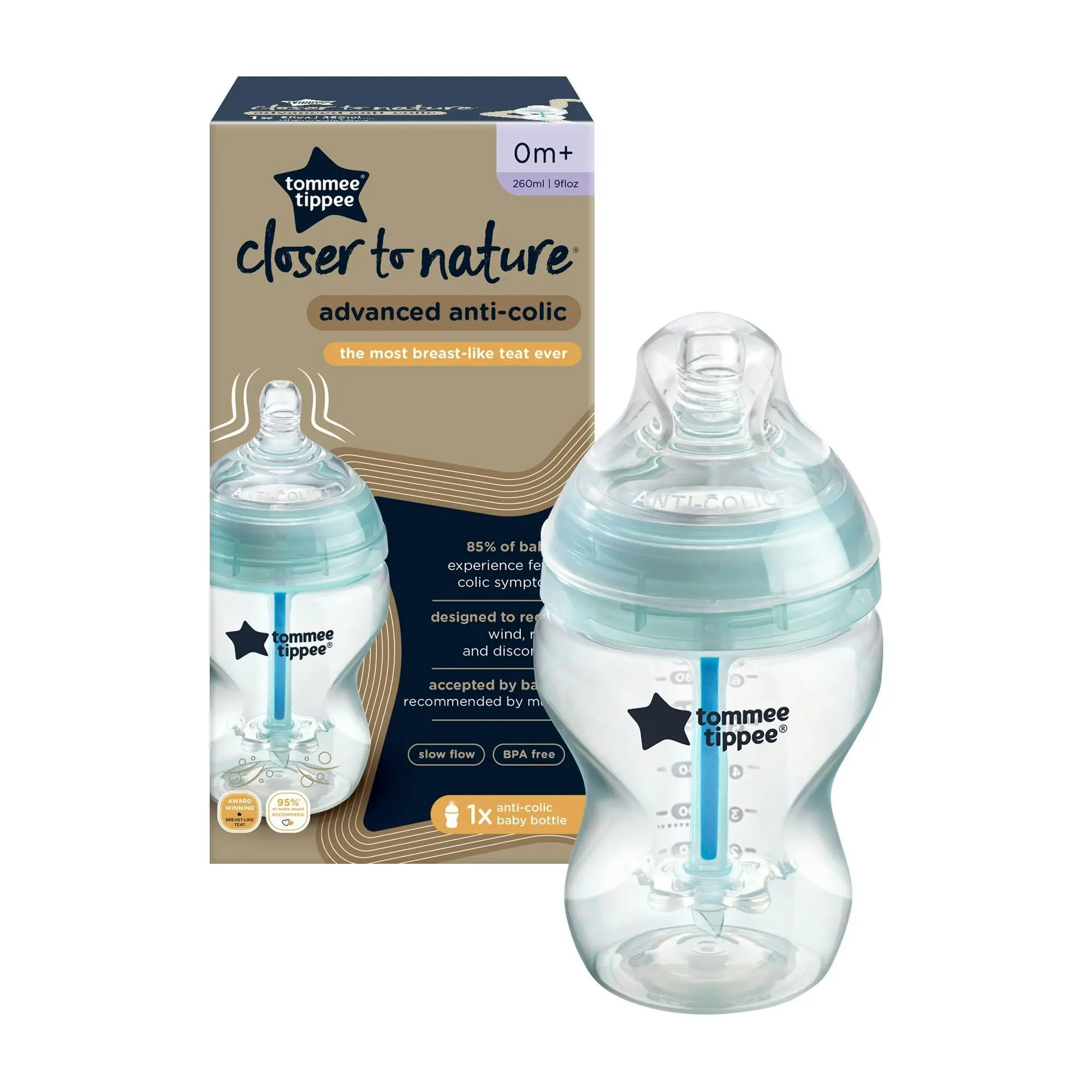 Tommee Tippee Advanced Anti-Colic Bottle 260ml 1 Pack