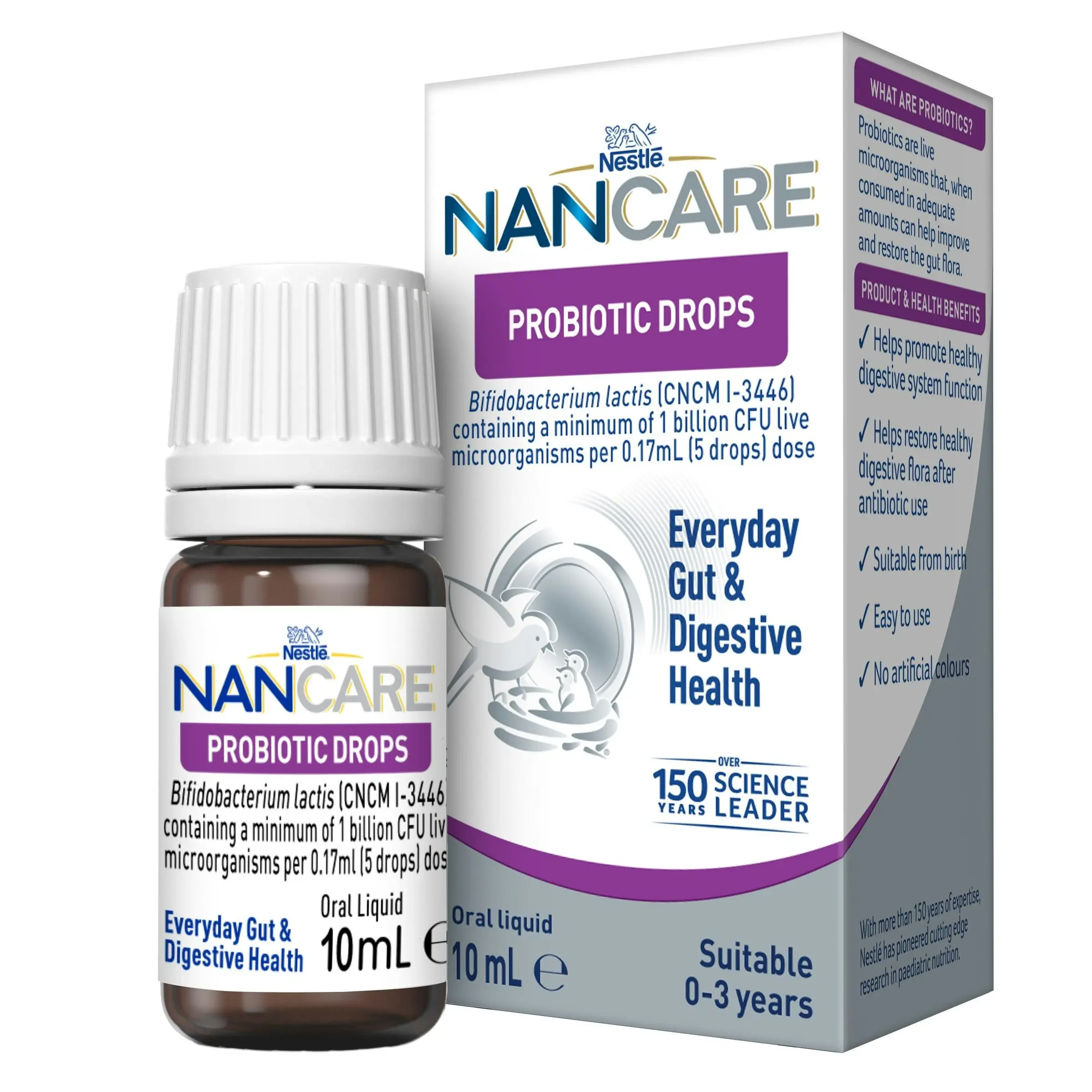 Nan Care Probiotic Drops Everyday Gut & Digestive Health 10ml