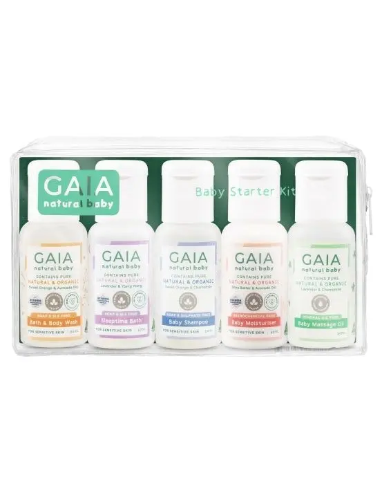 Gaia Natural Baby Starter Kit 5 x 50mL