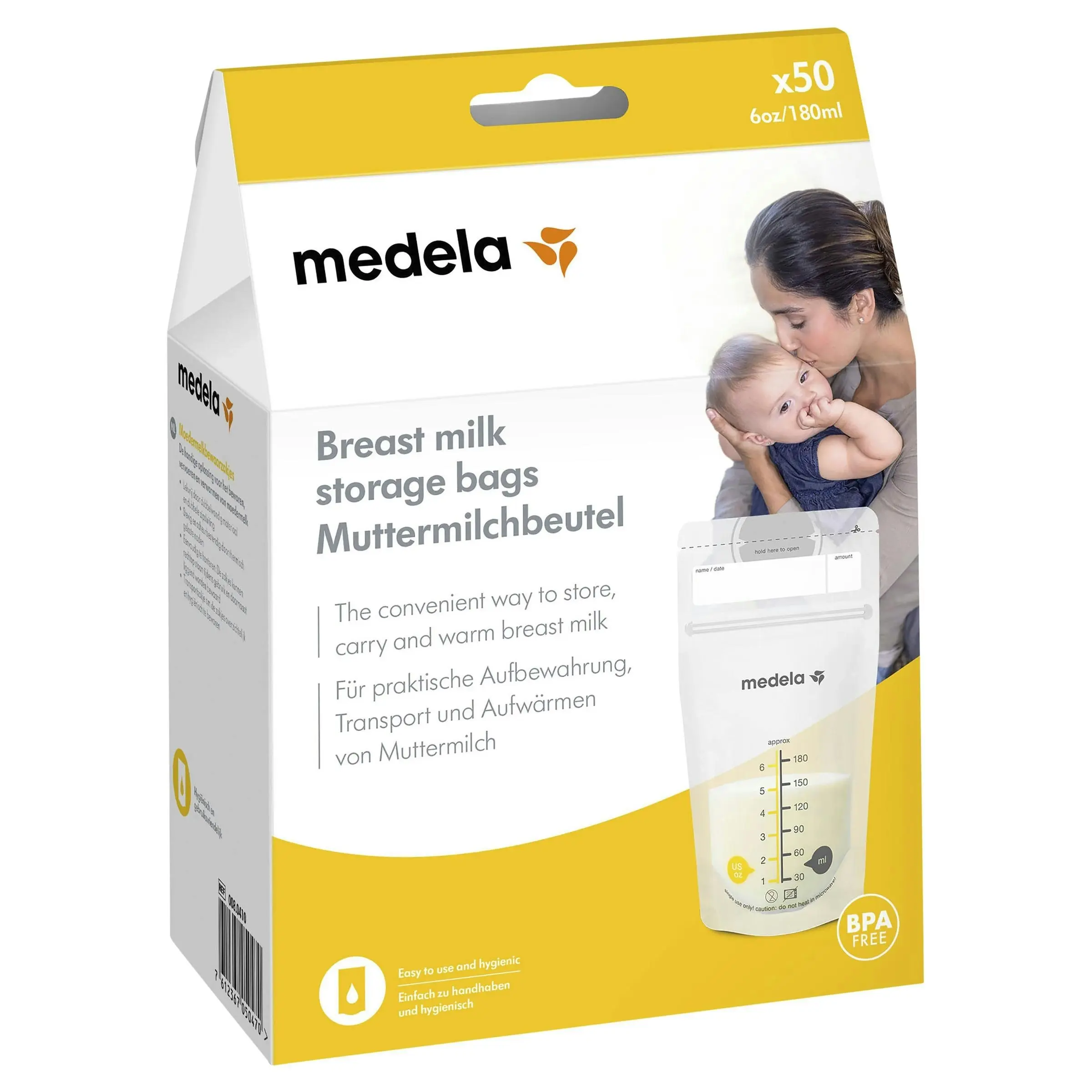 Medela Breast Milk Storage Bags 50 Bags