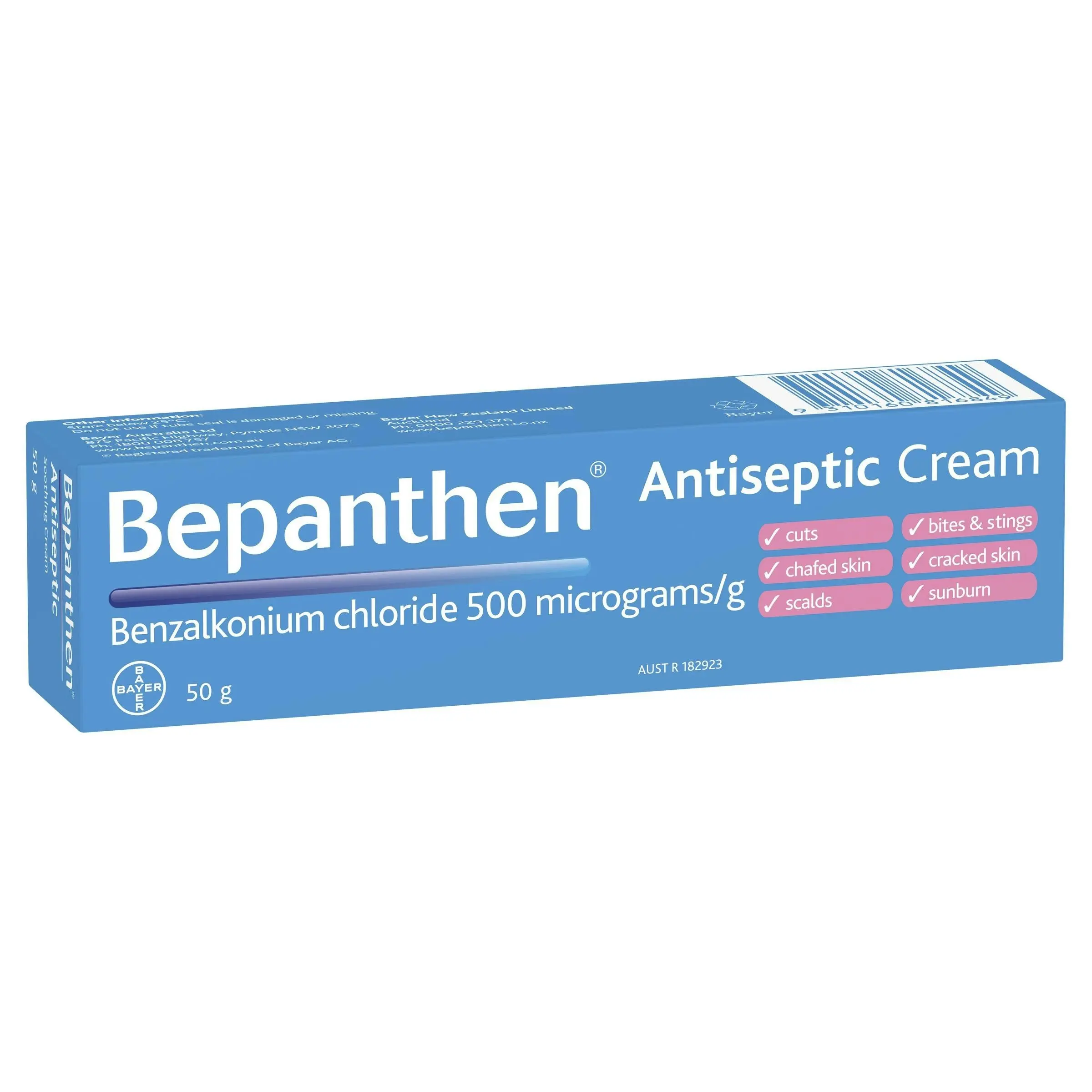 Bepanthen Antiseptic Soothing Cream 50g