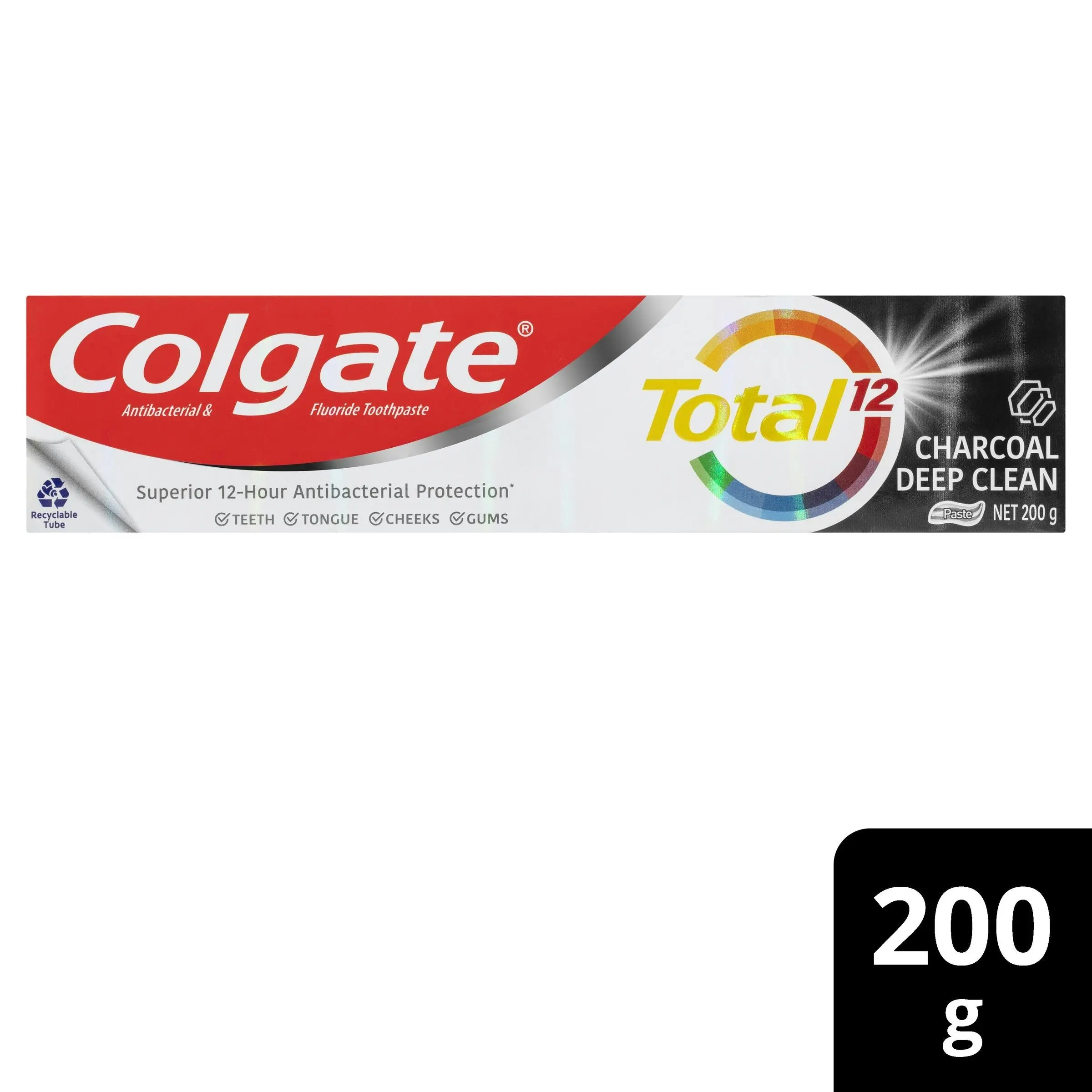 Colgate Toothpaste Total Charcoal Deep Clean 200g