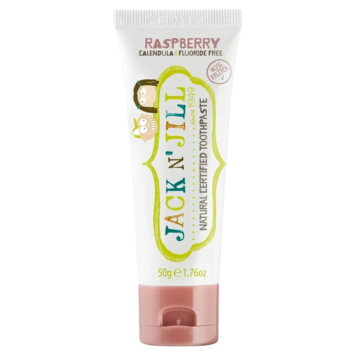 Jack N' Jill Natural Toothpaste Raspberry 50g