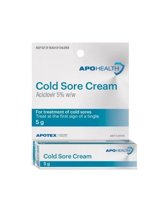 Apohealth Cold Sore Cream 5g