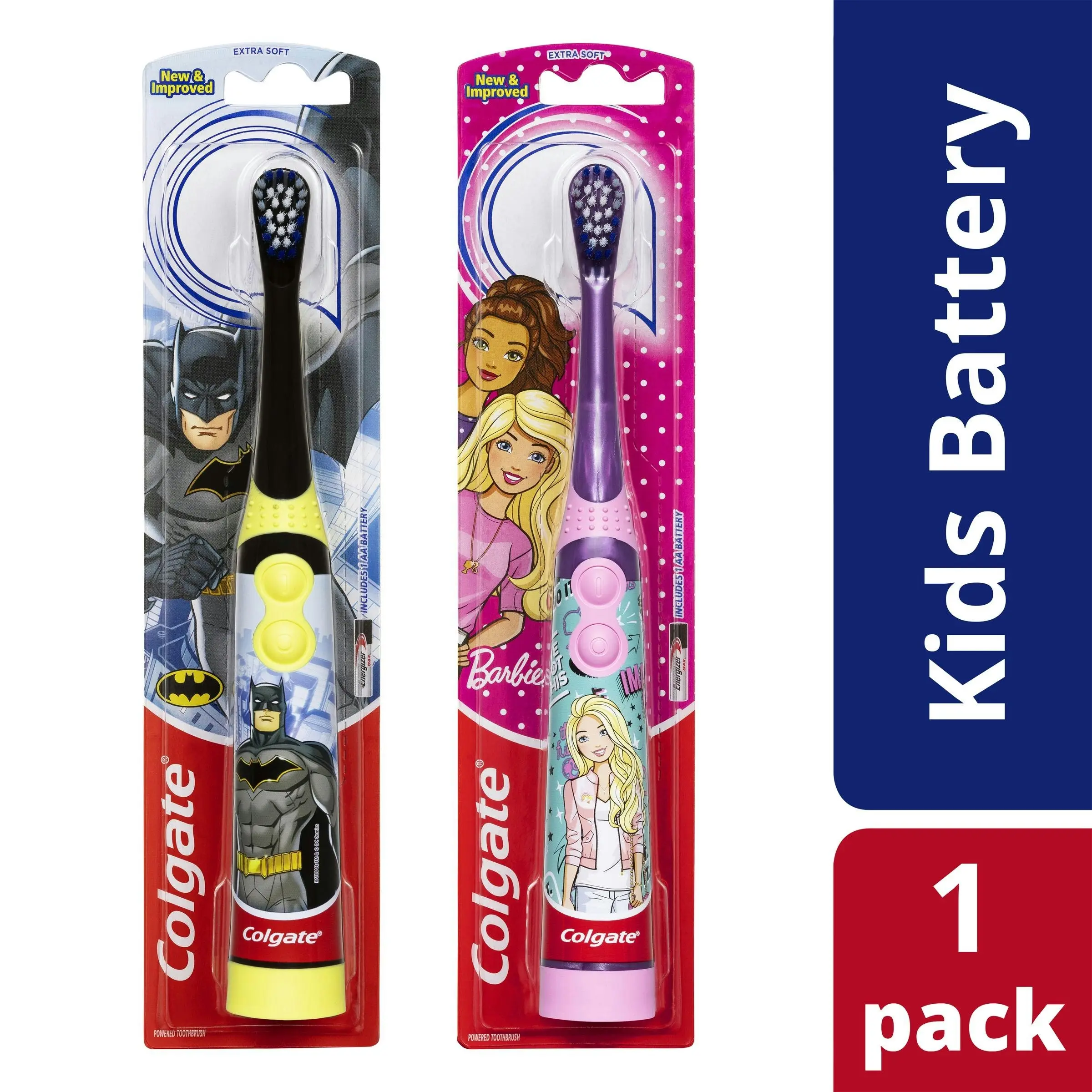 Colgate Kids Batman Battery Powered Toothbrush Extra Soft