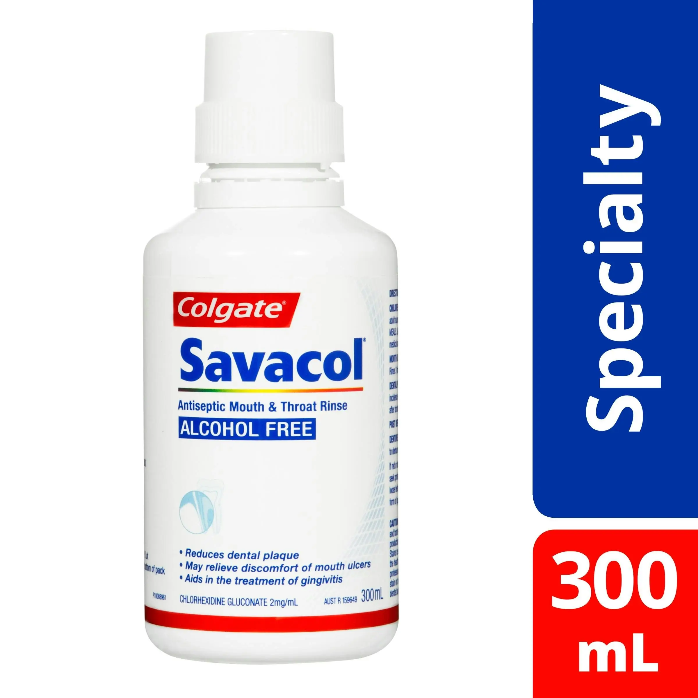 Colgate Savacol Alcohol Free Mouth Rinse 300ml