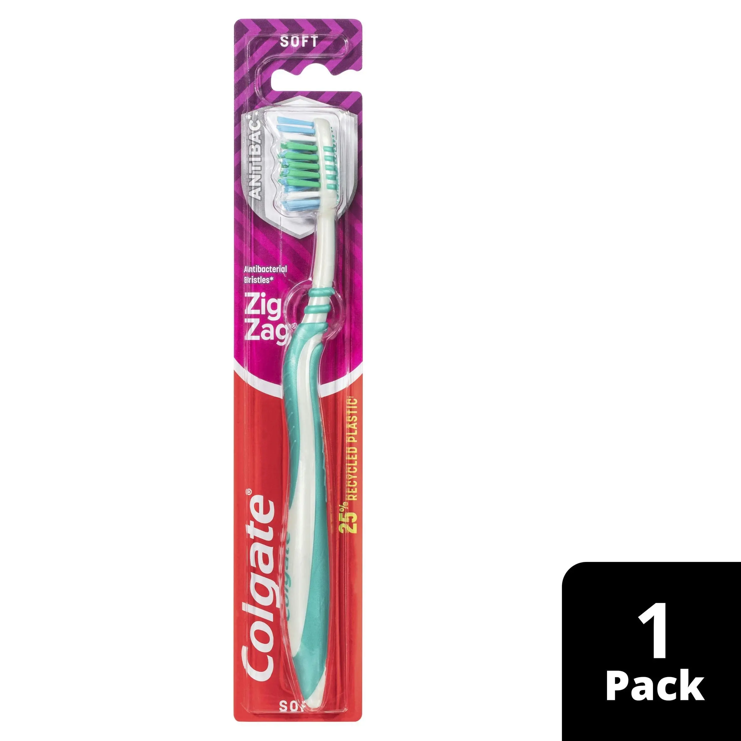 Colgate ZigZag Deep Interdental Clean Toothbrush Soft Adult