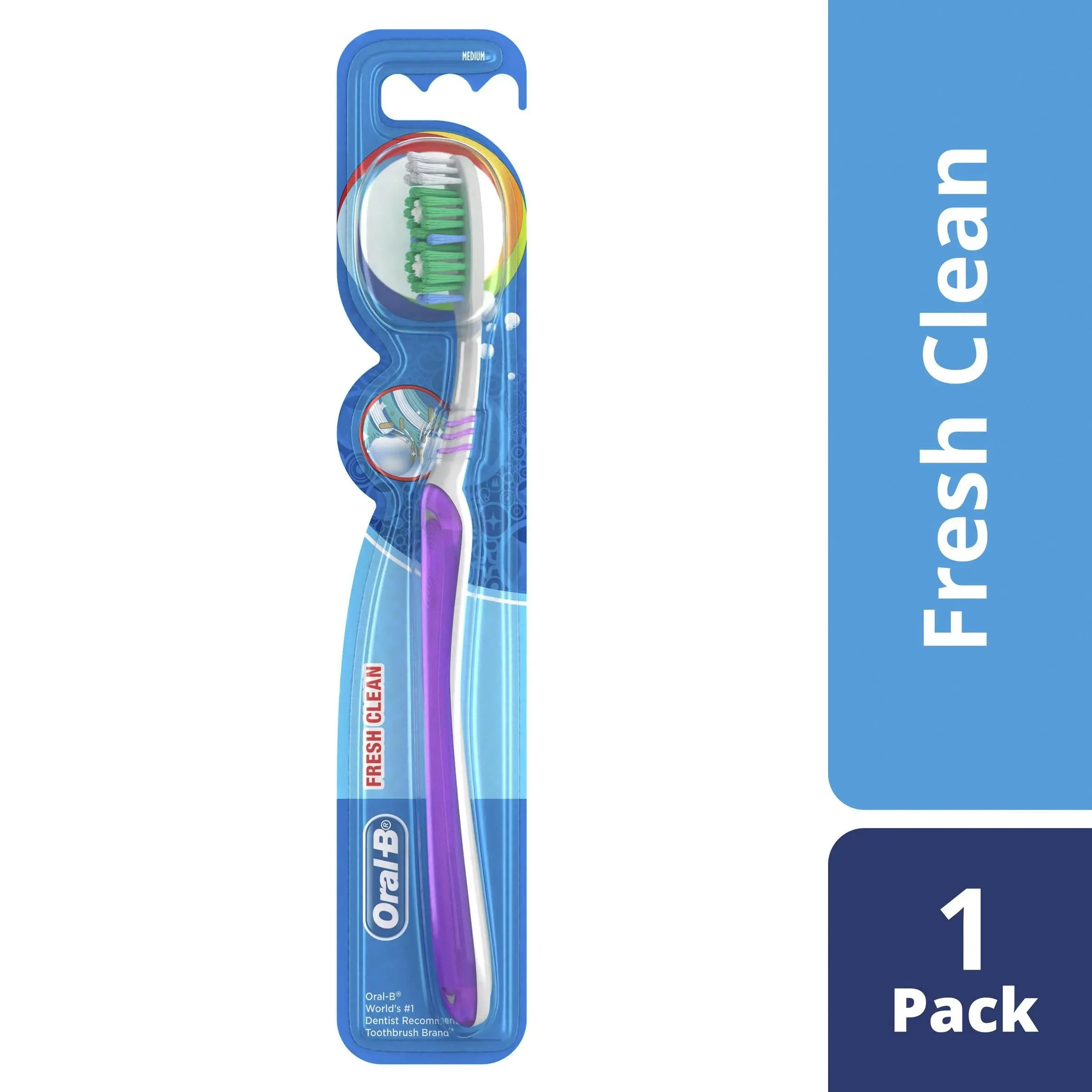 Oral B Toothbrush All Rounder Fresh Clean 40 Medium