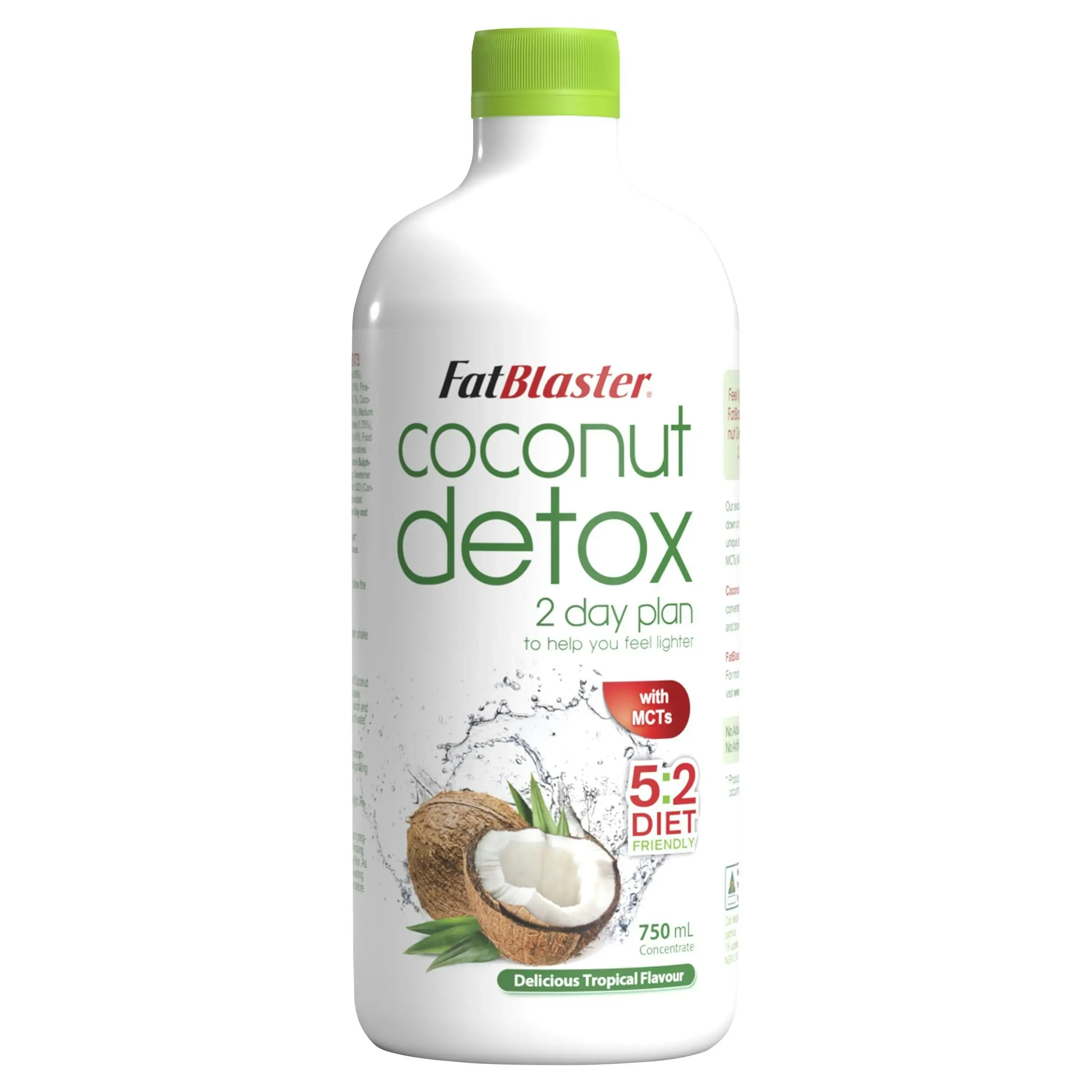 Naturopathica FatBlaster Coconut Detox 2 Day Plan 750mL