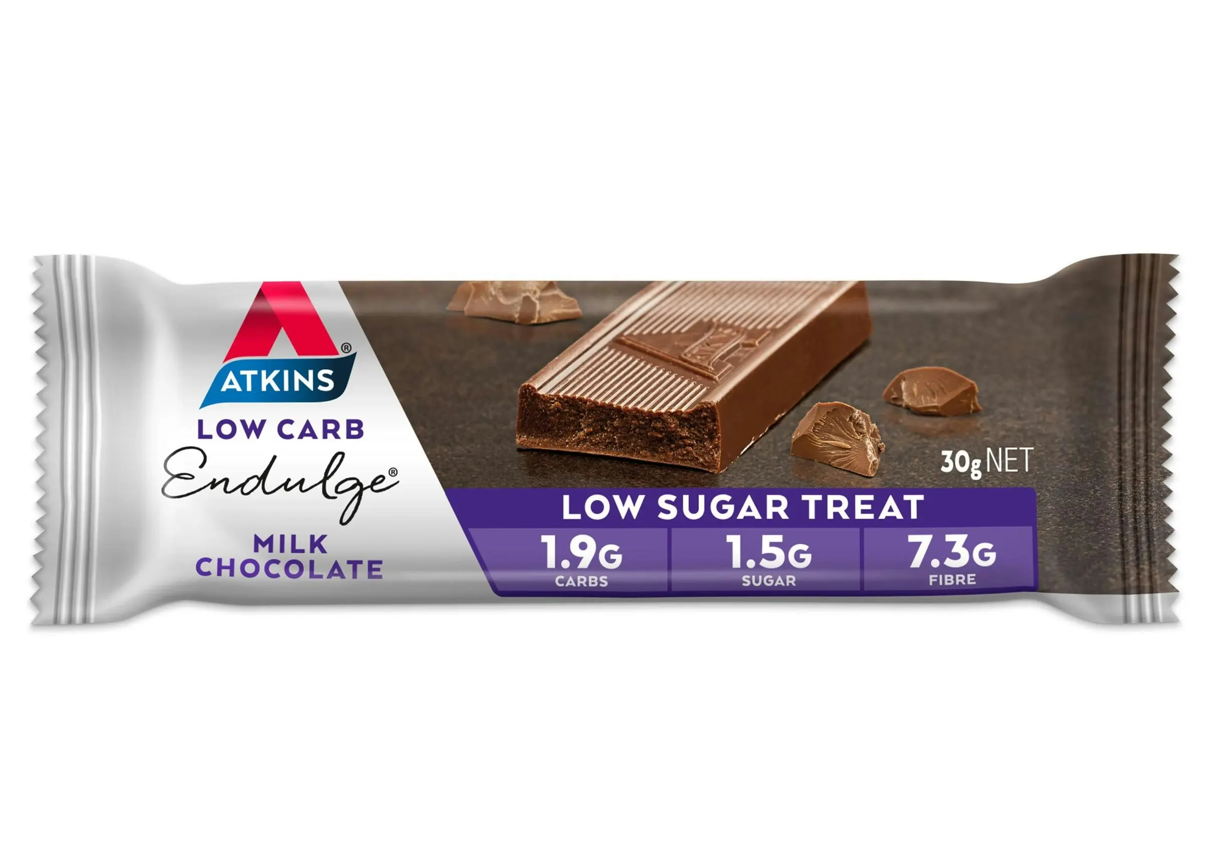 Atkins Endulge Milk Chocolate Bar 30g