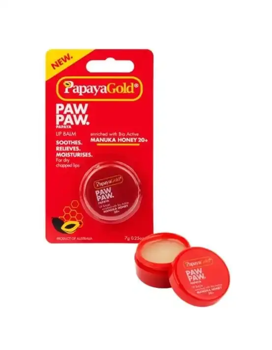 Papaya Gold Paw Paw Lip Balm 7g