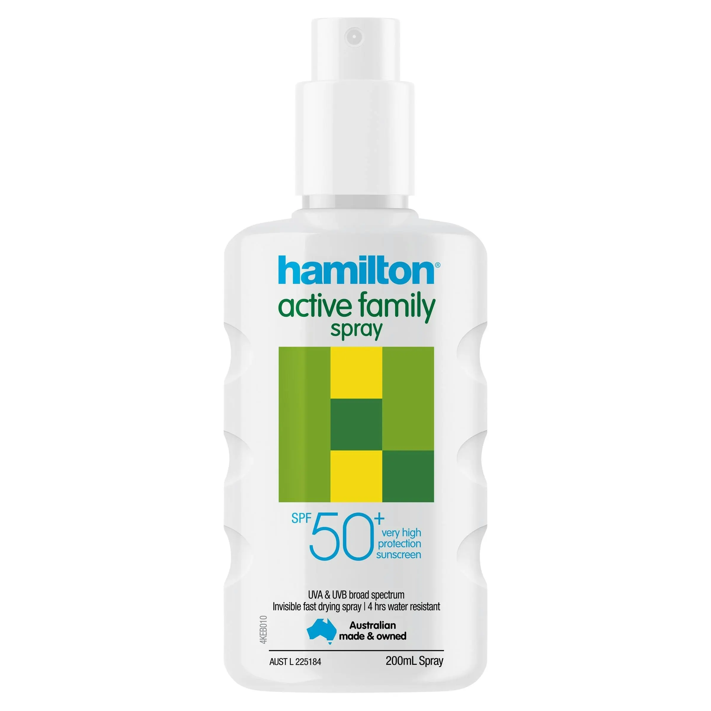 Hamilton Active Family Sunscreen SPF50+ Spray 200ml