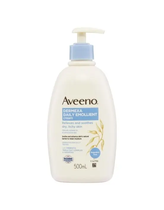 Aveeno Dermexa Daily Emollient Moisturising Cream 500ml