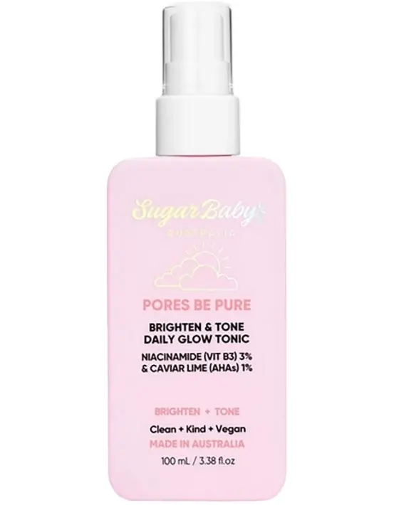 SugarBaby Pores Be Pure Brighten & Tone Daily Glow Tonic 100ml