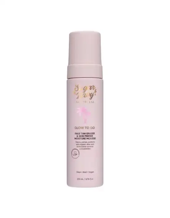 SugarBaby Glow To Go Faux Tan Eraser & Skin Primer Mousse 200ml