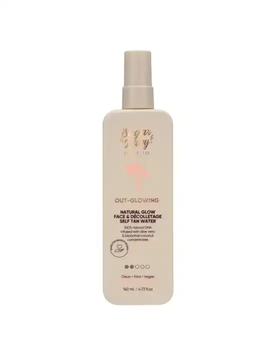 SugarBaby Out Glowing Natural Glow Face & Decolletage Self Tan Water 140ml