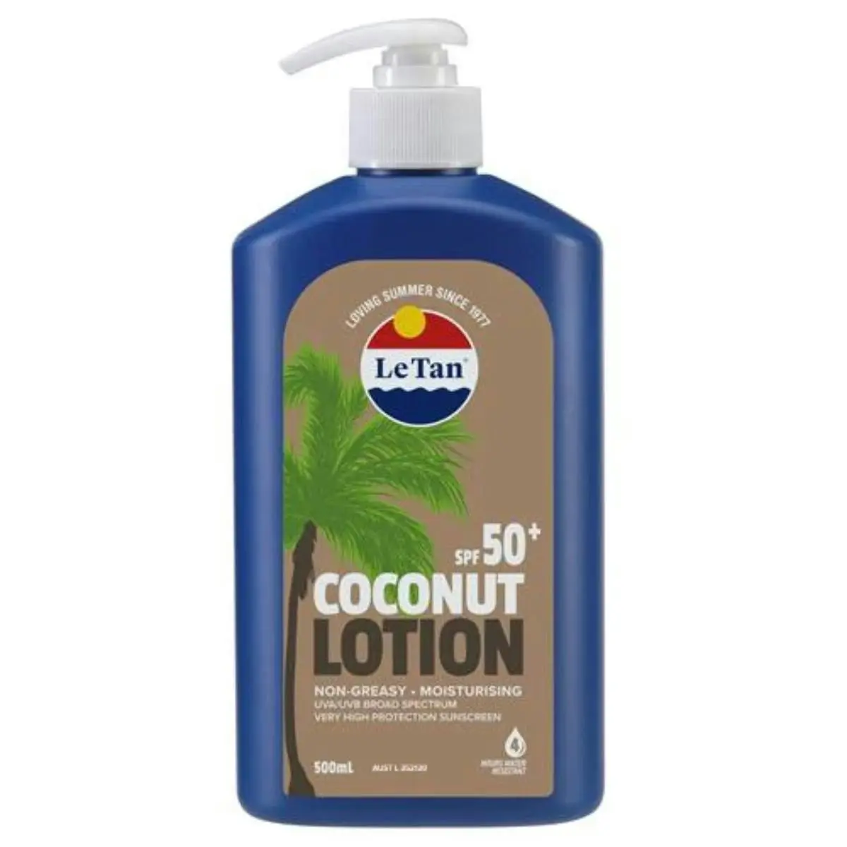 Le Tan Coconut Lotion SPF50+ 500mL