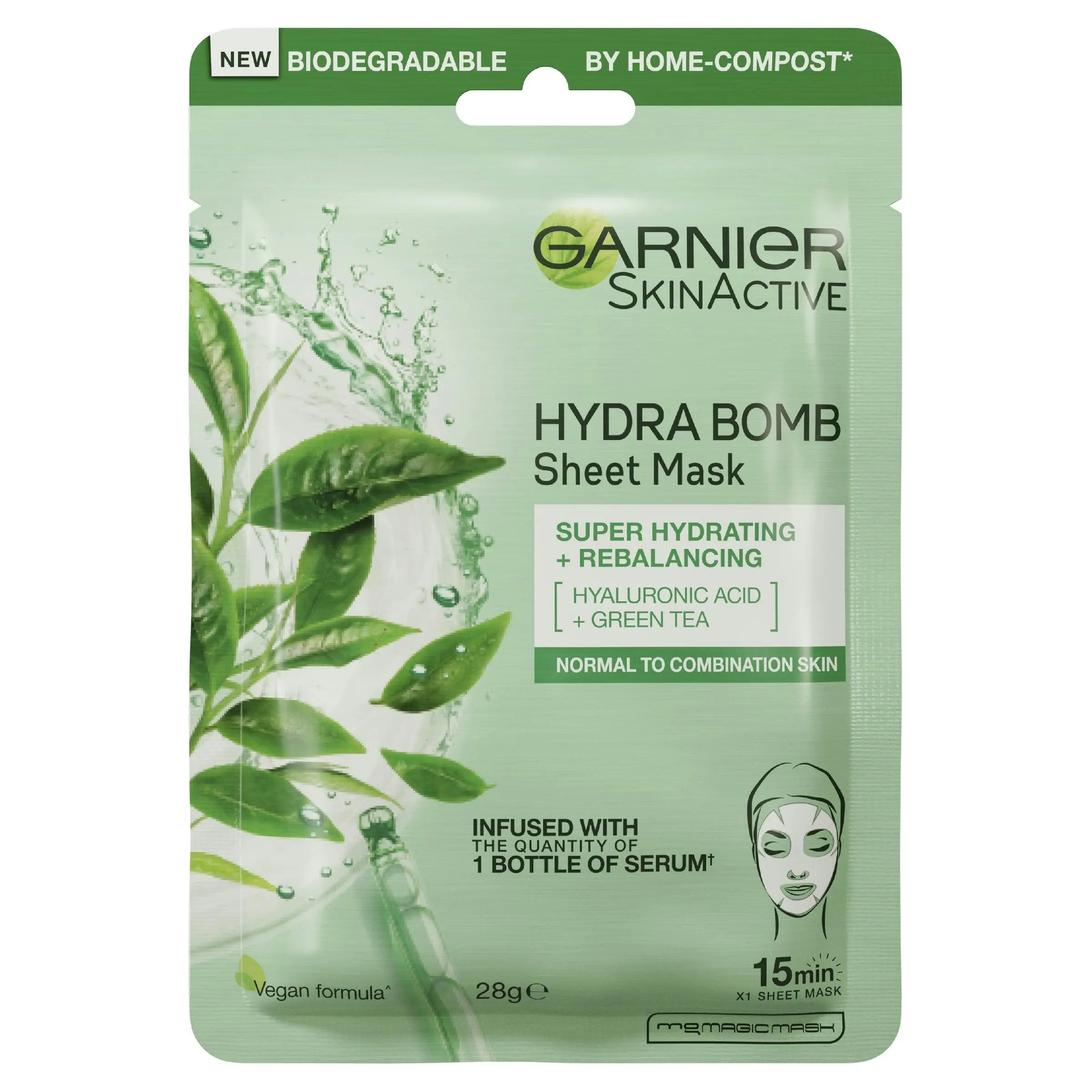 Garnier SkinActive Hydra Bomb Tissue Face Mask Green Tea