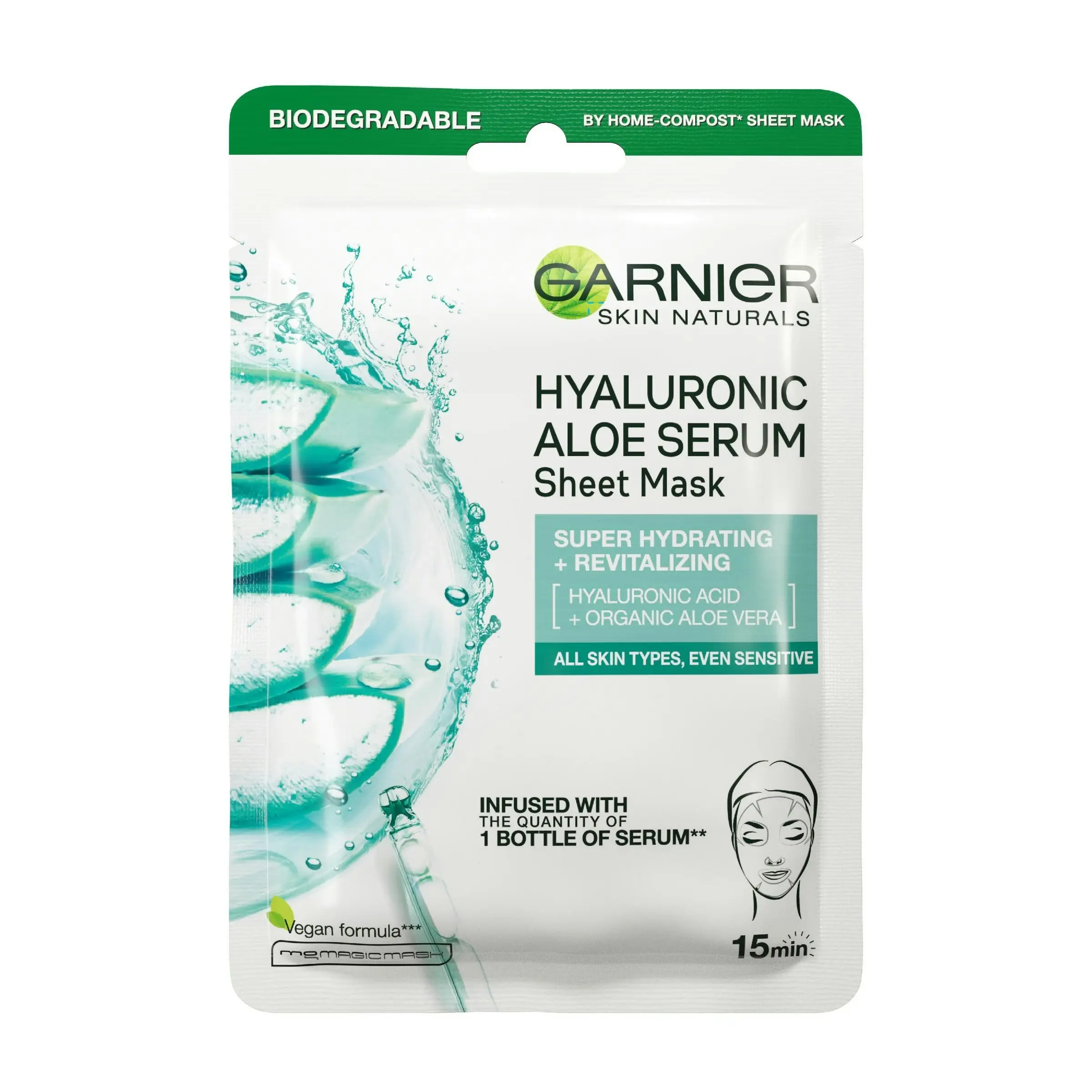 Garnier Hyaluronic Aloe Serum Sheet Mask