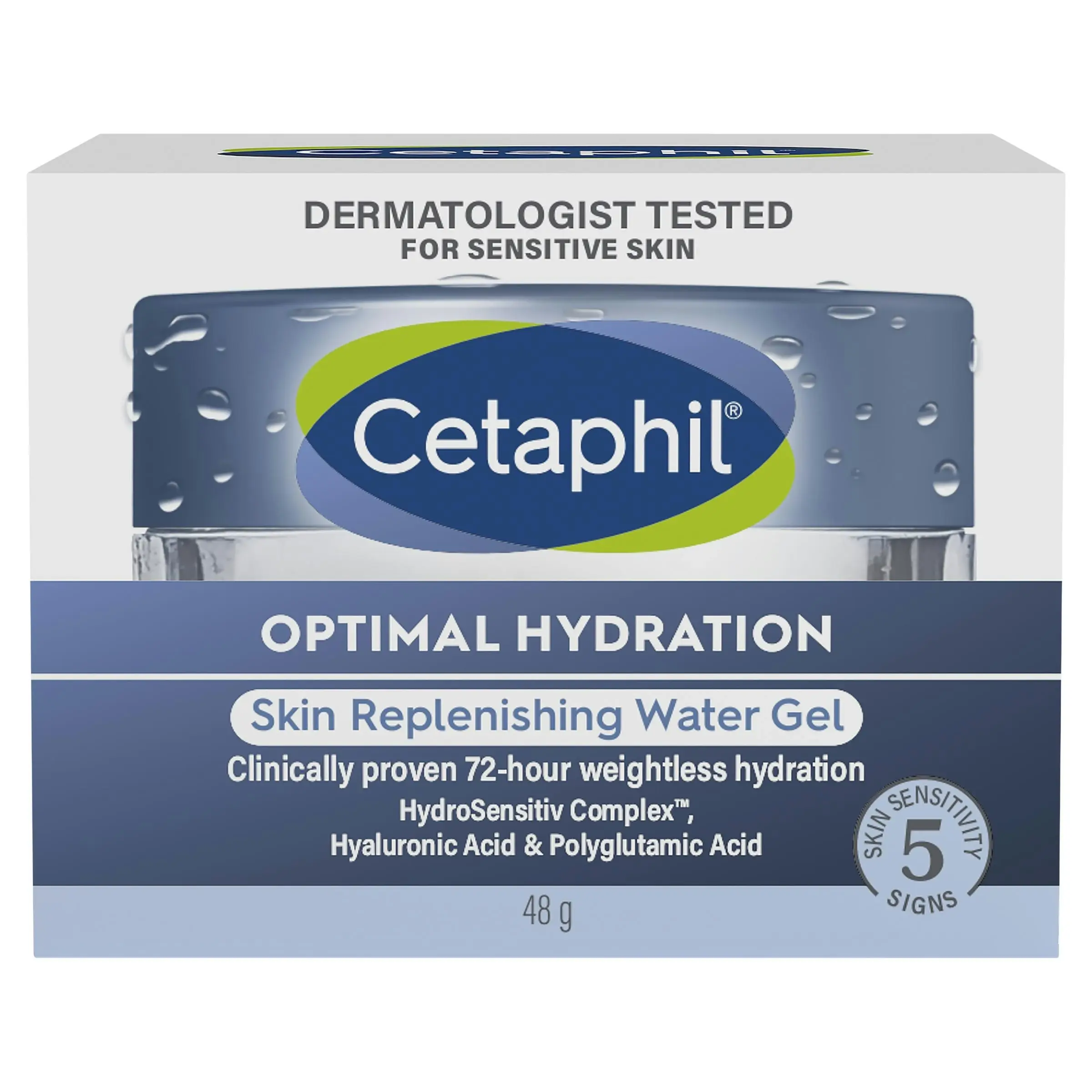 Cetaphil Optimal Hydration Skin Replenishing Water Gel 48g