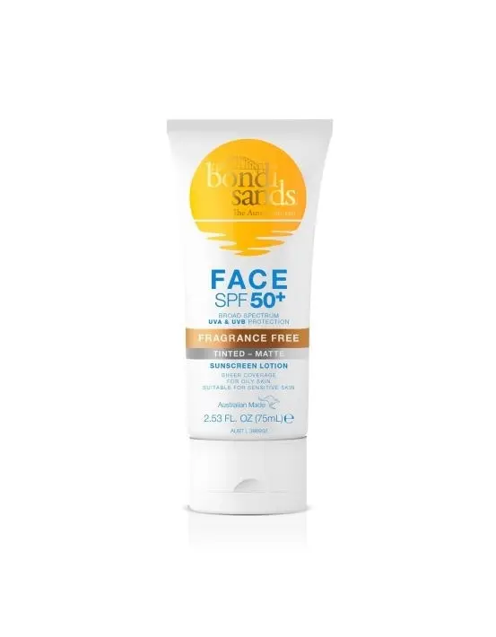 Bondi Sands Face SPF50+ Matte Tinted Sunscreen Lotion 75ml