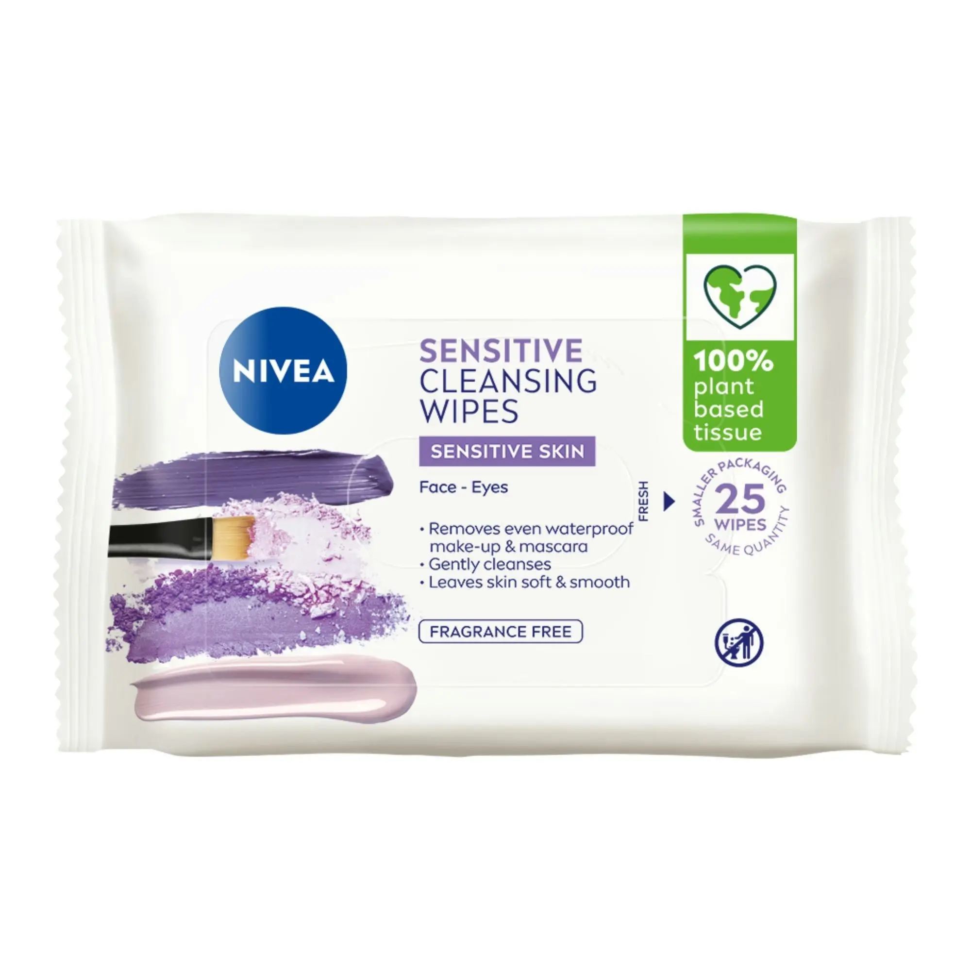 Nivea Sensitive Facial Cleansing Wipes 25