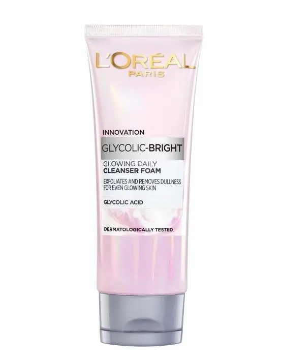 L'Oreal Glycolic Bright Glowing Daily Cleanser Foam 100ml