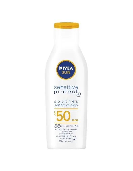 Nivea Sensitive Protect SPF50 Sunscreen Lotion 200mL