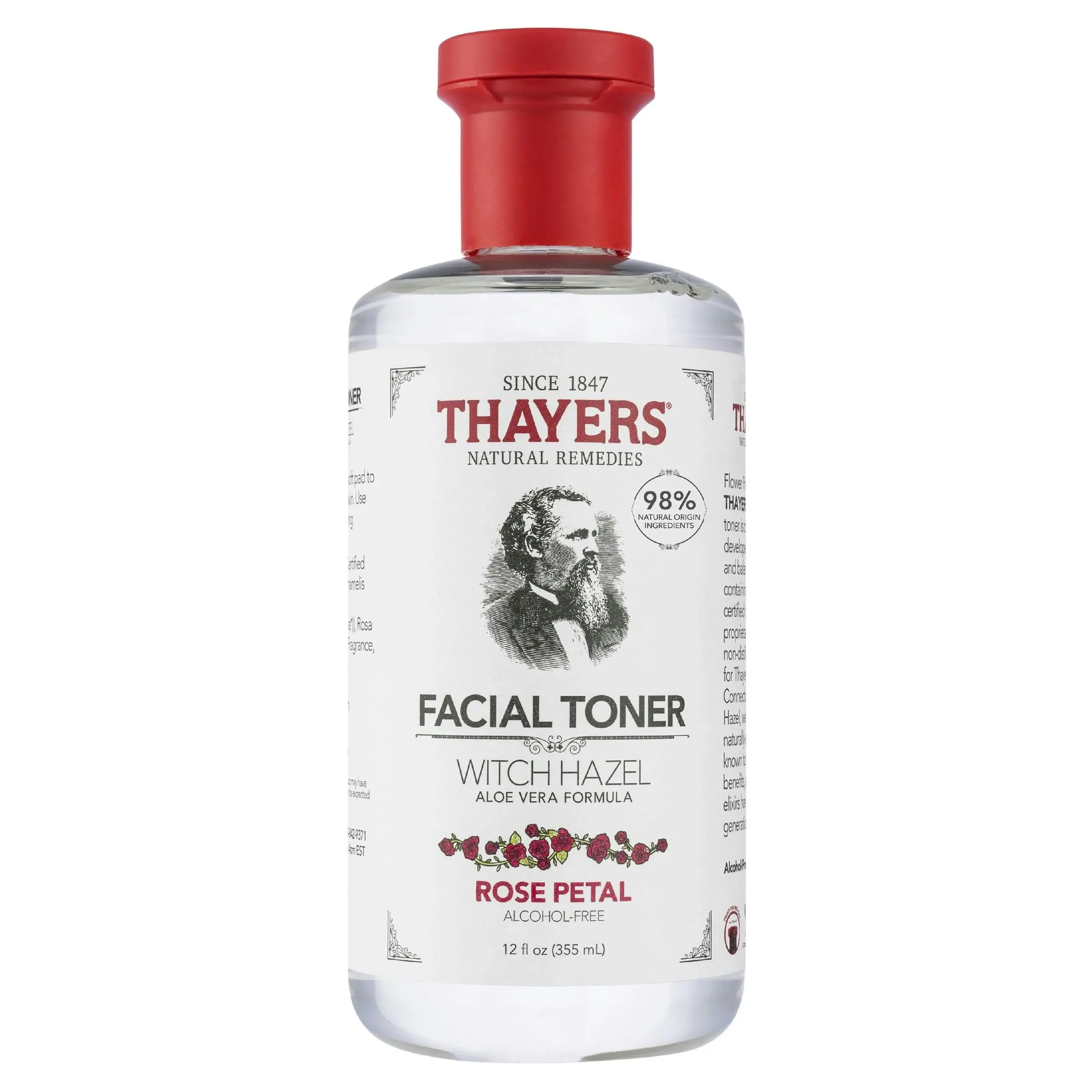 Thayers Rose Petal Alcohol Free Toner With Witch Hazel Aloe Vera 355ml