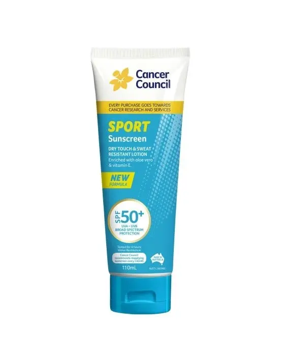 Cancer Council Sport Dry Touch Sunscreen SPF50+ 110ml