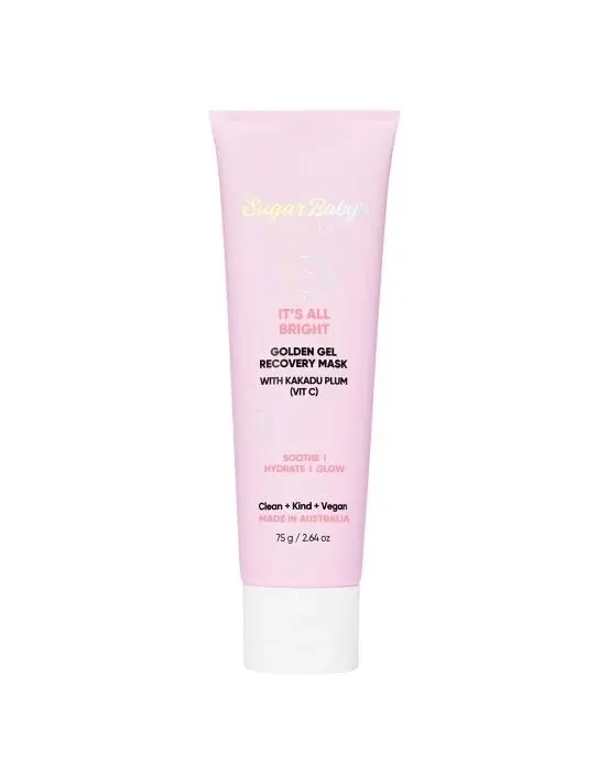 SugarBaby It's All Bright Golden Gel Recovery Mask With Kakadu Plum (Vit C) 75g