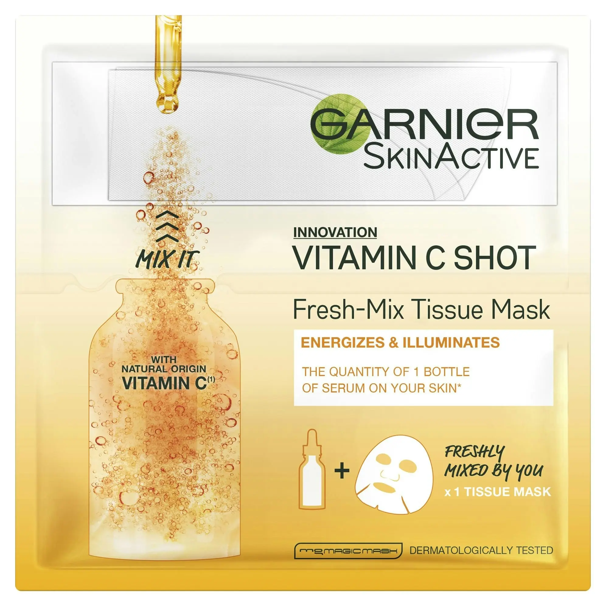 Garnier Fresh Mix Tissue Face Mask Vitamin C