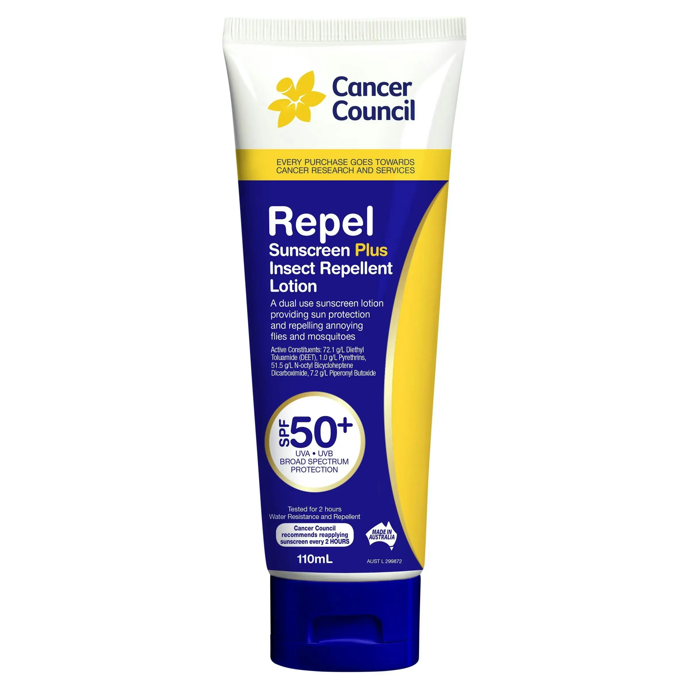 Cancer Council SPF 50+ Insect Repellent 110ml