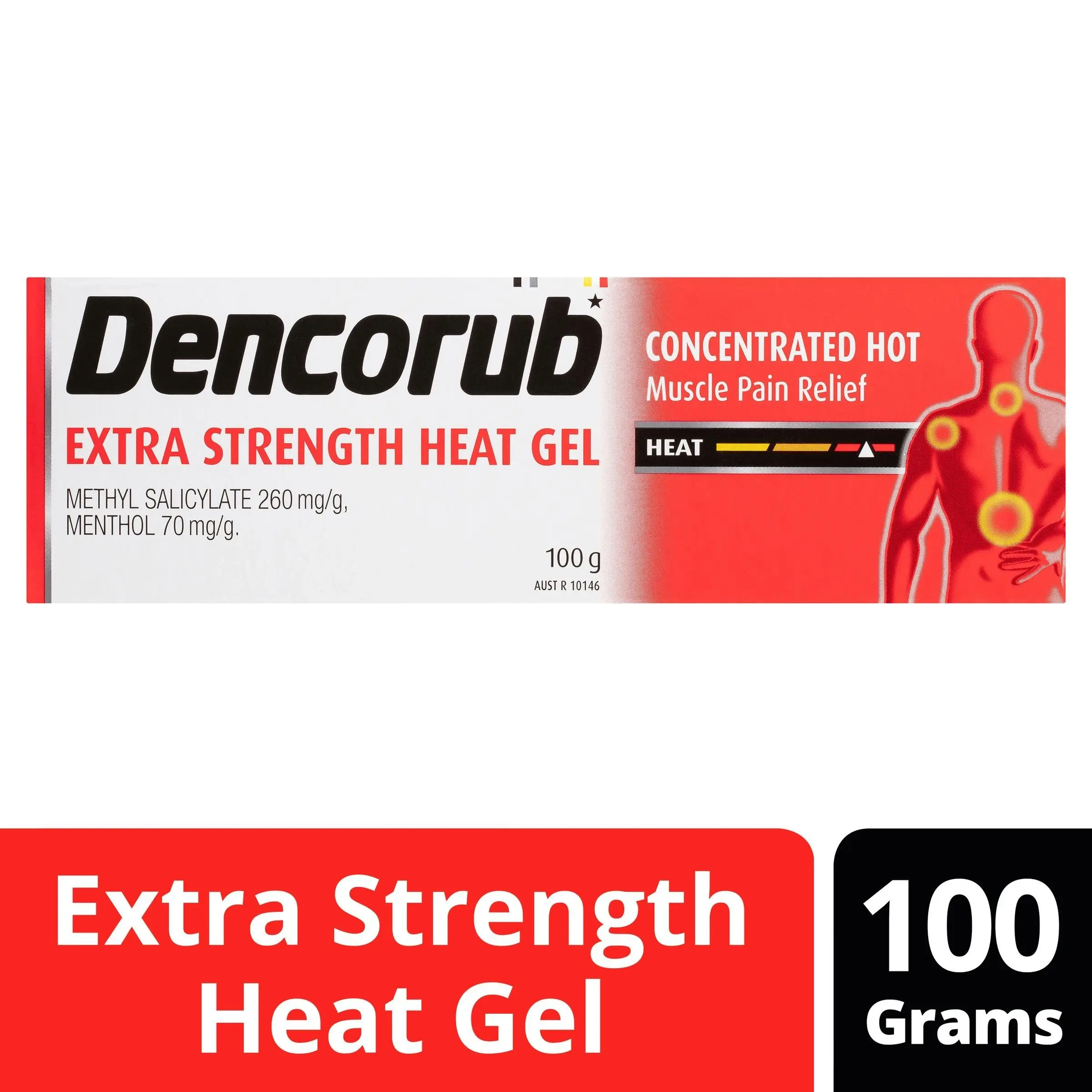 Dencorub Extra Strength Heat Gel 100g