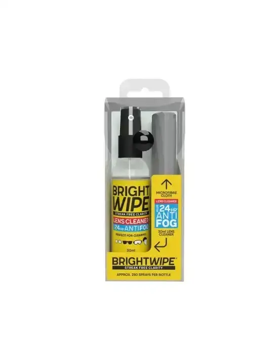 Brightwipe Anti-Fog Lens Care Kit 30ml