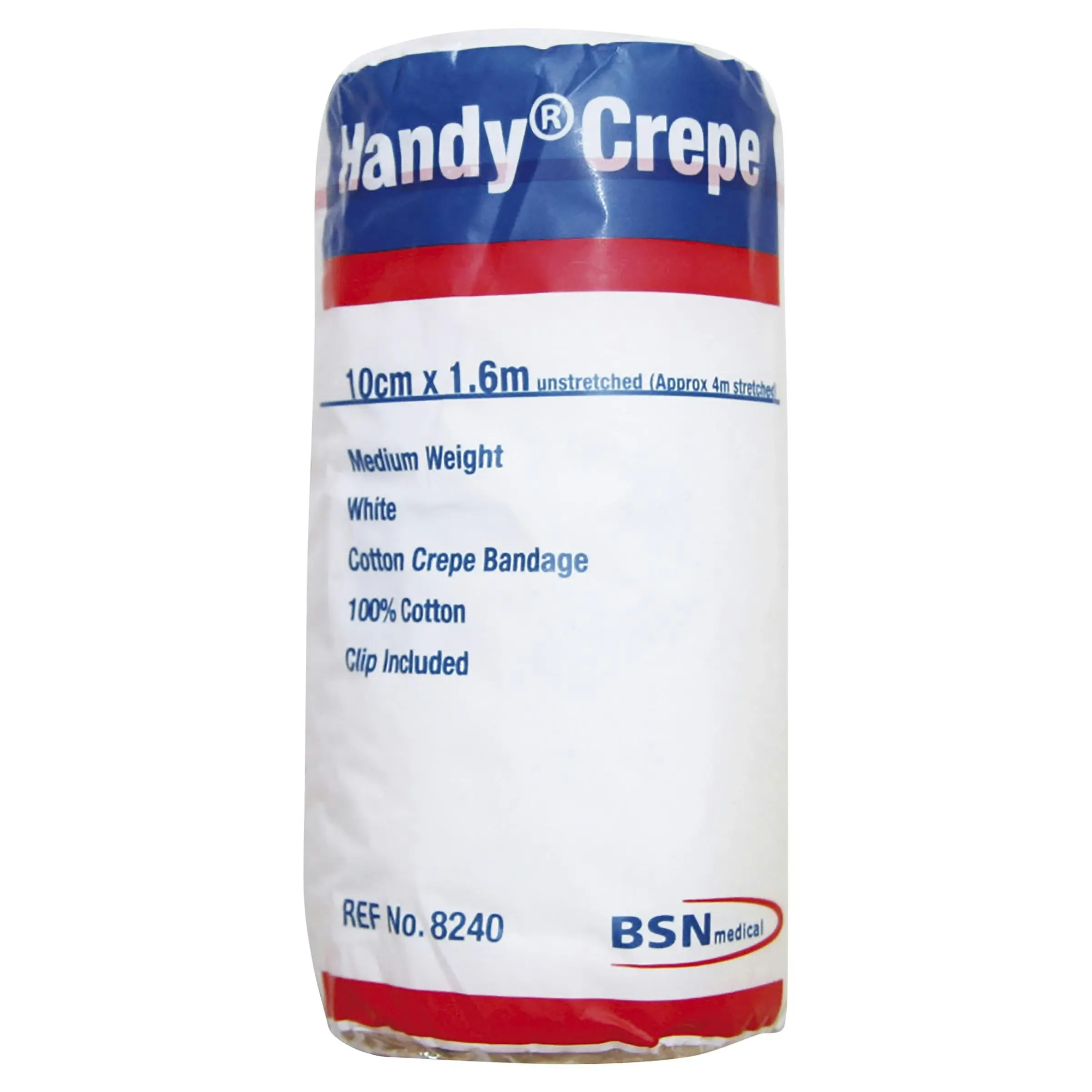 HANDY Crepe Medium White 10cm x 1.6m