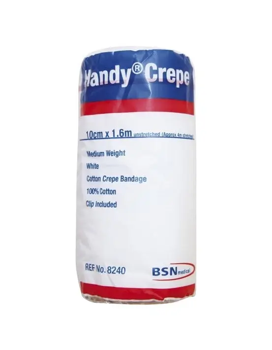 HANDY Crepe Medium White 10cm x 1.6m