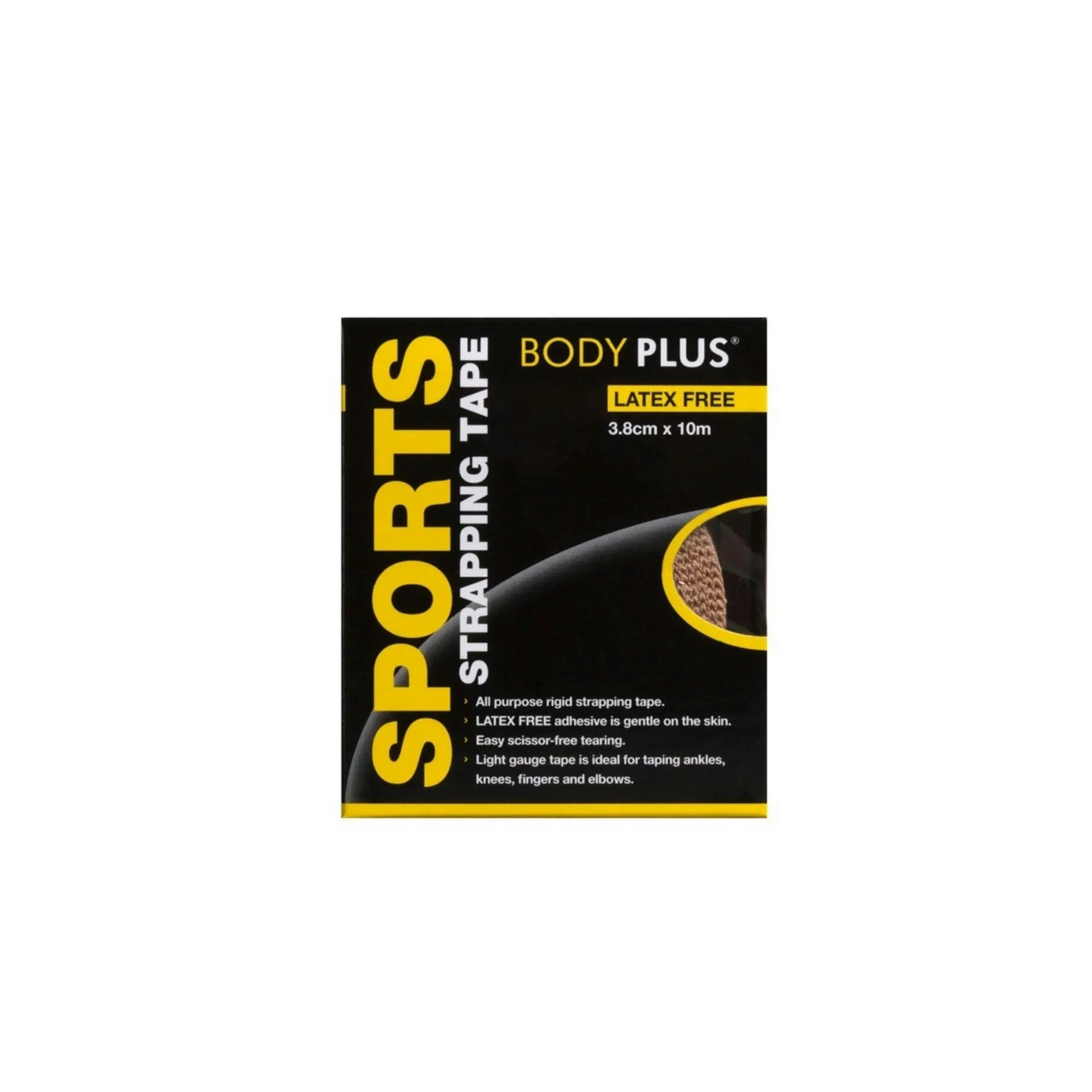 Body Plus Latex Free Tape 3.8cm x 10m