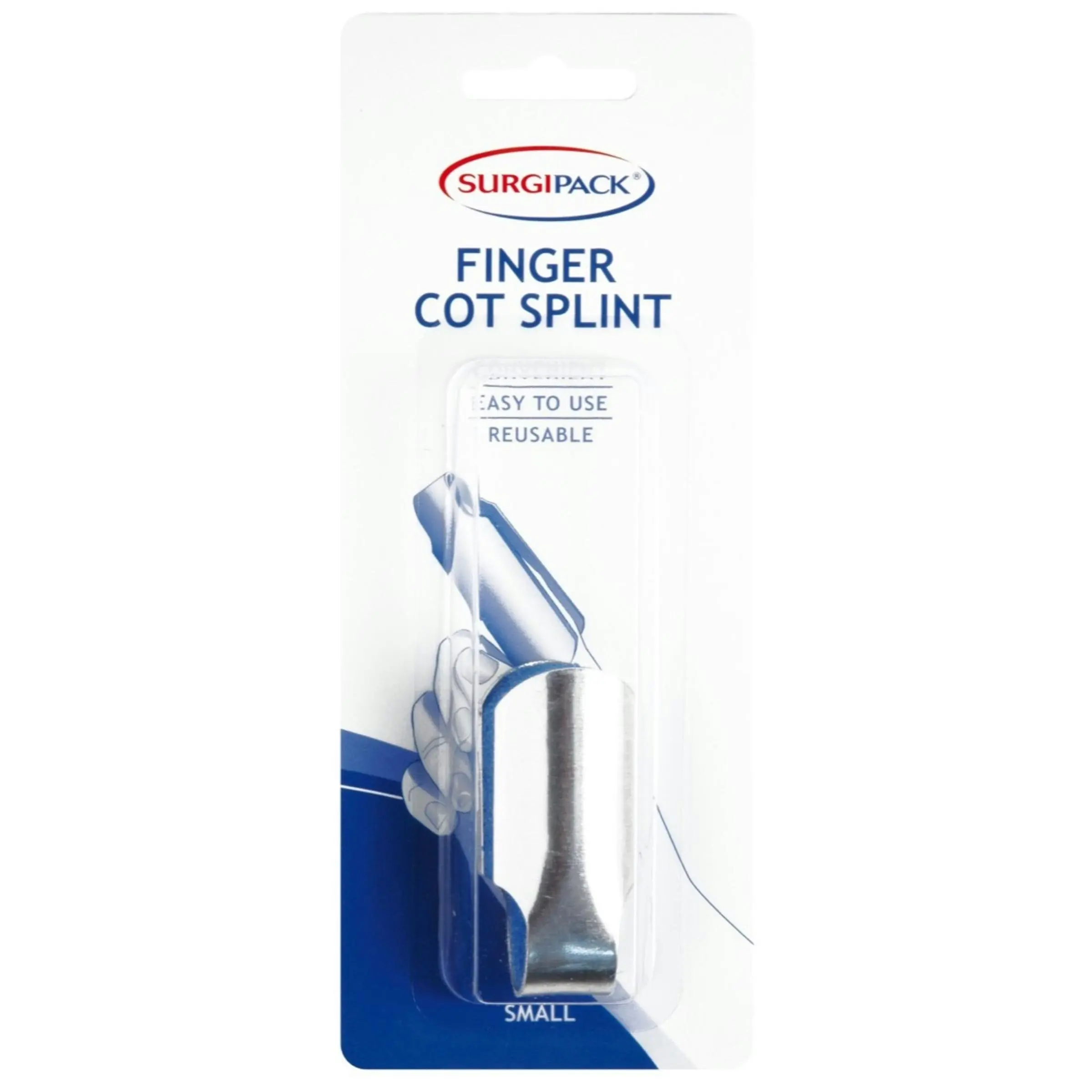 SurgiPack Finger Cot Splint Small