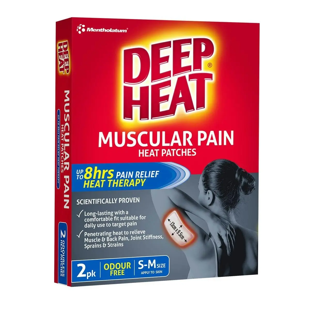 Deep Heat Muscular Pain Patches 2 pk