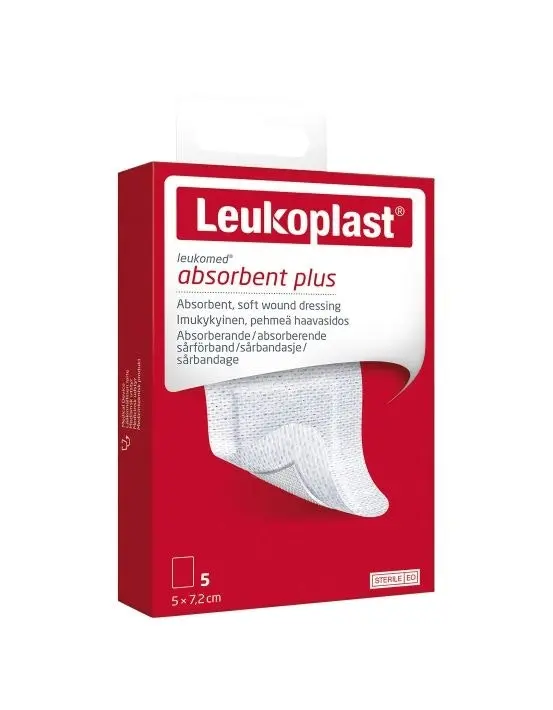 Leukoplast Leukomed Dressing 5 x 7.2cm 5 Pack